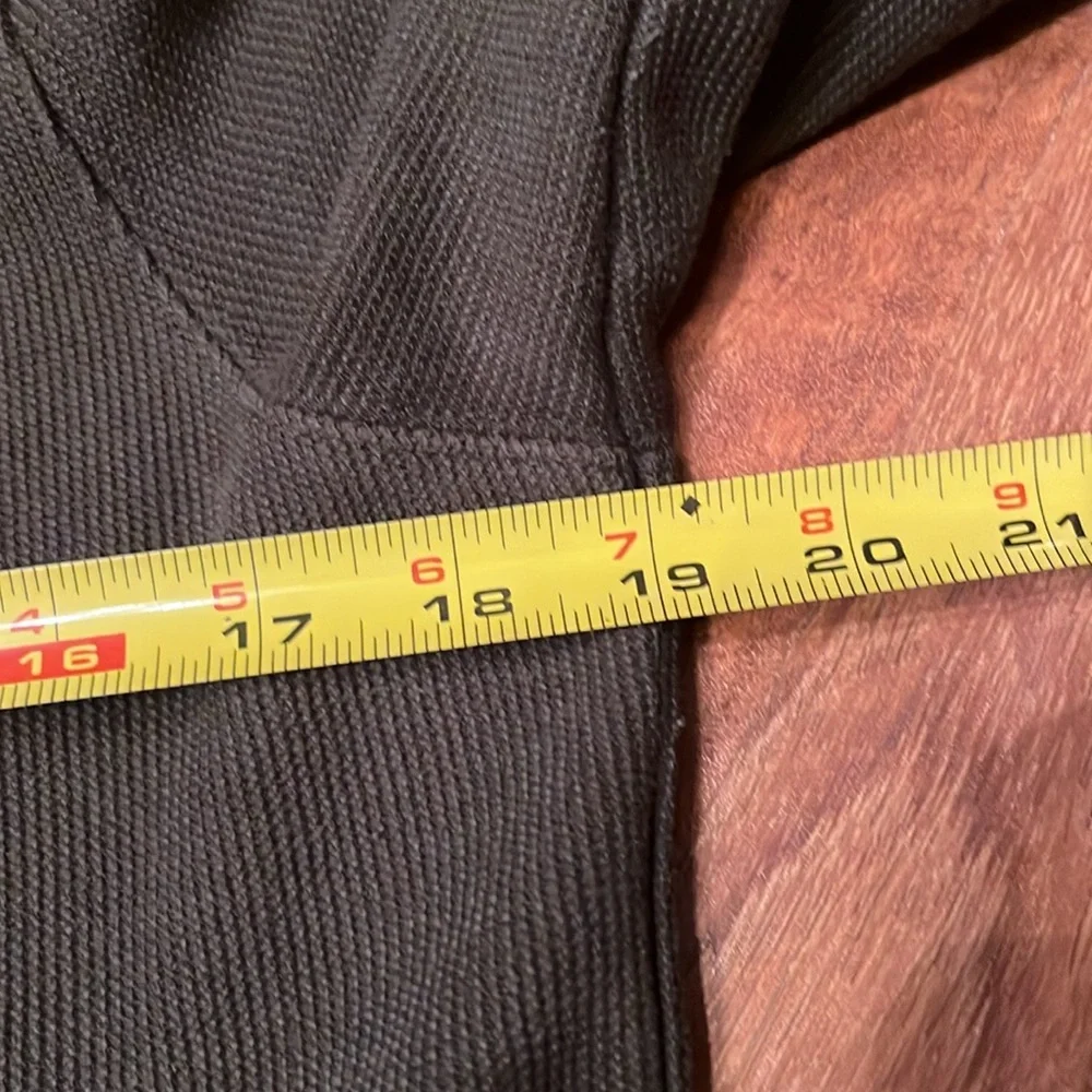 EUC Christopher & Banks olive green for zip cardigan - Picture 10 of 14